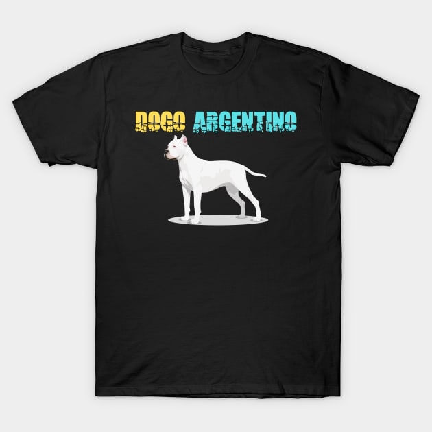 Dogo Argentino Design T-Shirt by greygoodz